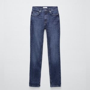 ZARA: SPLIT SLIM JEANS